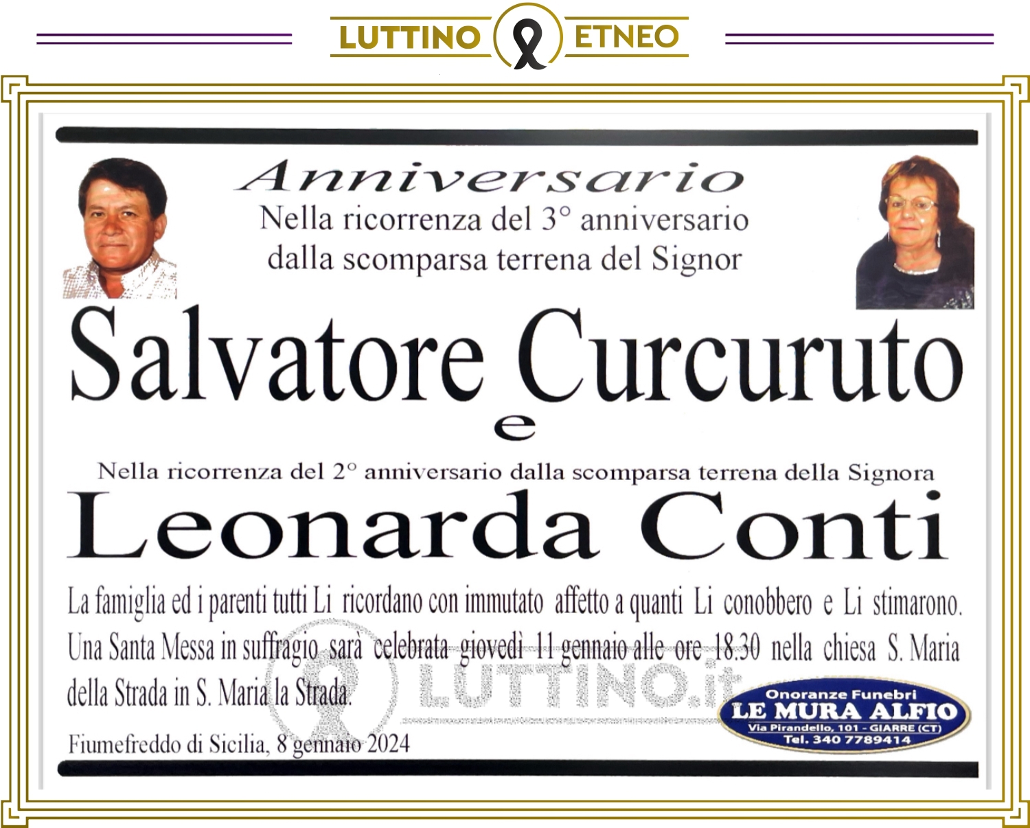 Leonarda Conti E Salvatore Curcuruto